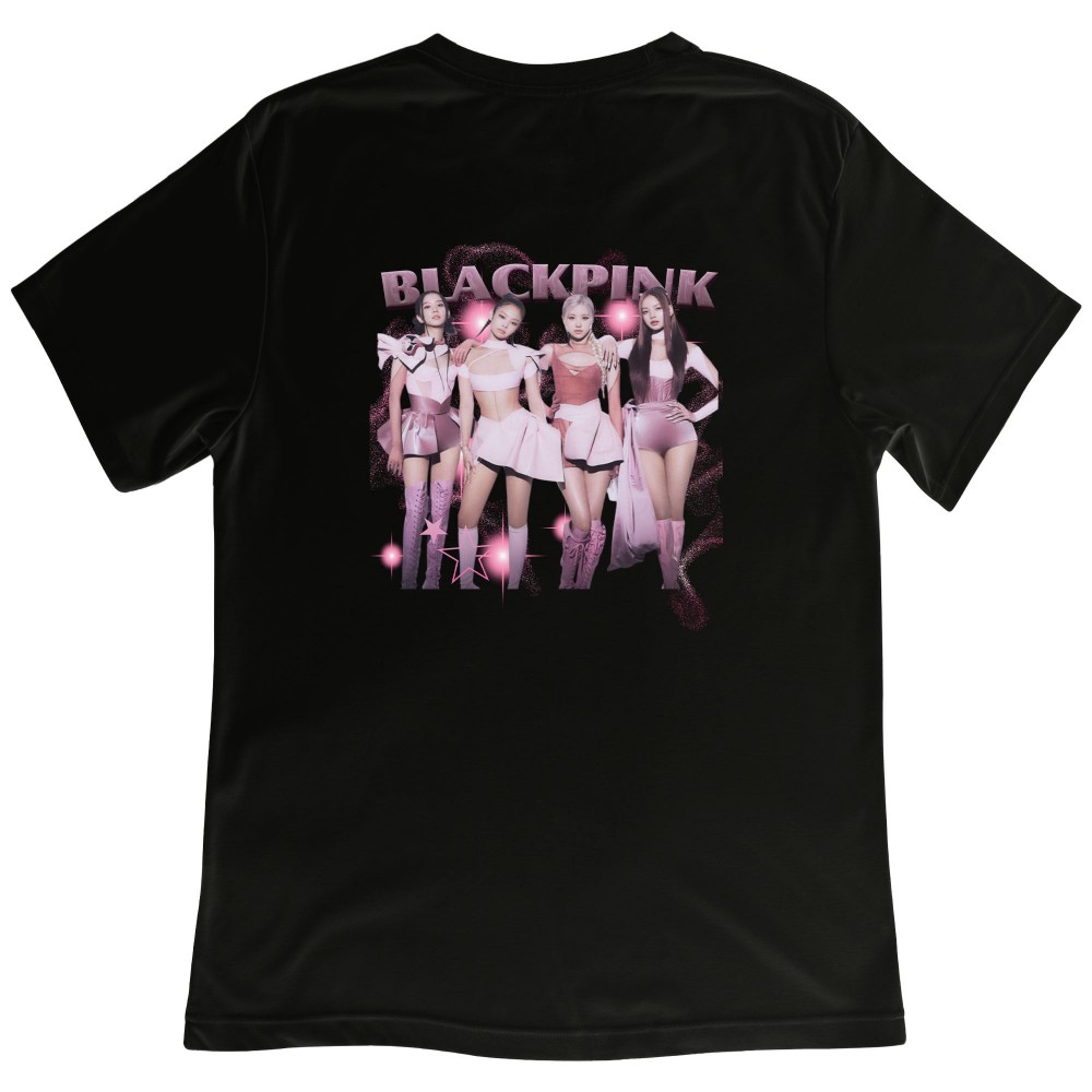 Koszulka z Nadrukiem BLACKPINK – Koszulka K-pop dla Fanki