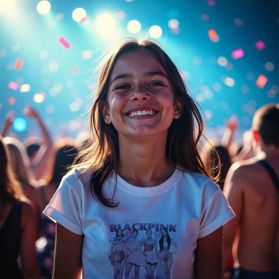 Koszulka z Nadrukiem BLACKPINK – Koszulka K-pop dla Fanki