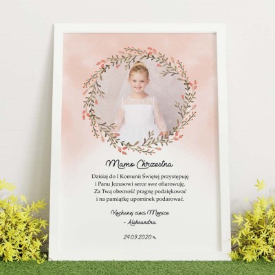 Komunia Święta- Podziękowanie Matce Chrzestnej