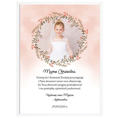 Komunia Święta- Podziękowanie Matce Chrzestnej