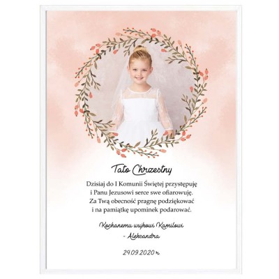 Komunia Święta- Podziękowanie Ojcu Chrzestnemu