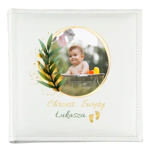 Personalizowany Album na Chrzest Święty ze Zdjęciem, Imieniem