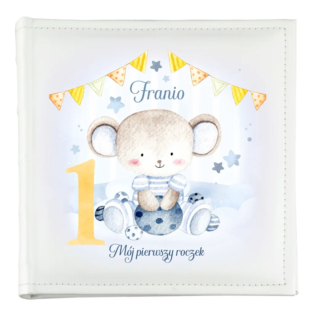 Album na Zdjęcia Dziecka 10x15 Personalizowany ze Zdjęciem i Imieniem – 200 Zdjęć