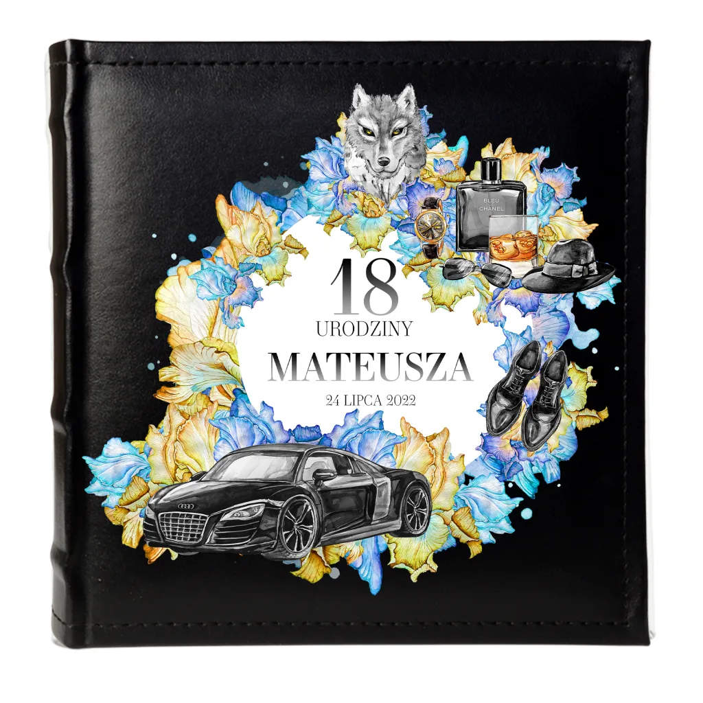 Album na Urodziny dla Chłopaka Personalizowany 200 Zdjęć 10x15 Prezent