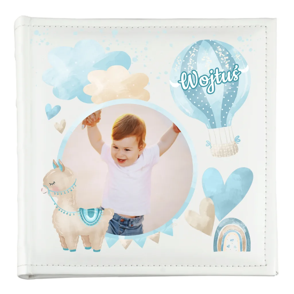 Album na Roczek 1 Urodziny Personalizowany ze Zdjęciem Imieniem 200 Zdjęć