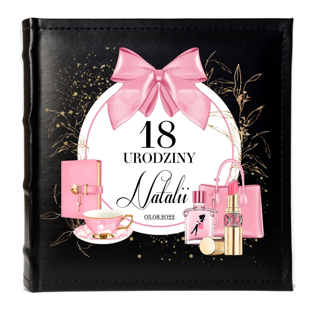 Album Personalizowany na Urodziny dla Dziewczyny 18 20 30 40 Prezent 10x15
