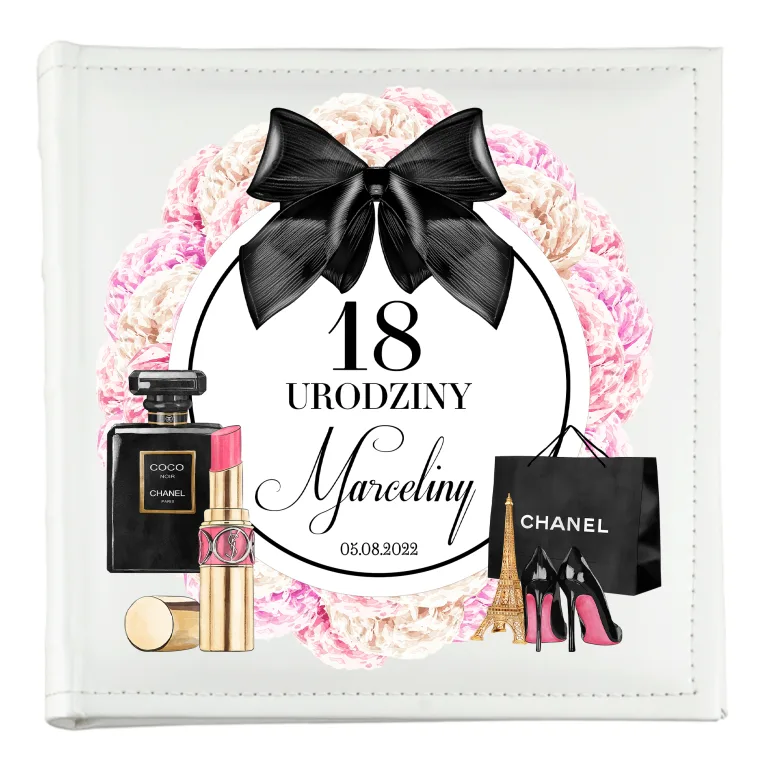 Album Personalizowany na 18 20 30 Urodziny dla Niej Prezent dla Dziewczyny