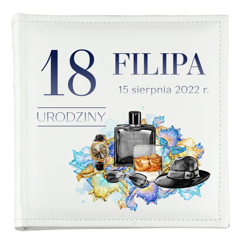 Album Personalizowany na 18 Urodziny dla Chłopaka Prezent 10x15 200 Zdjęć