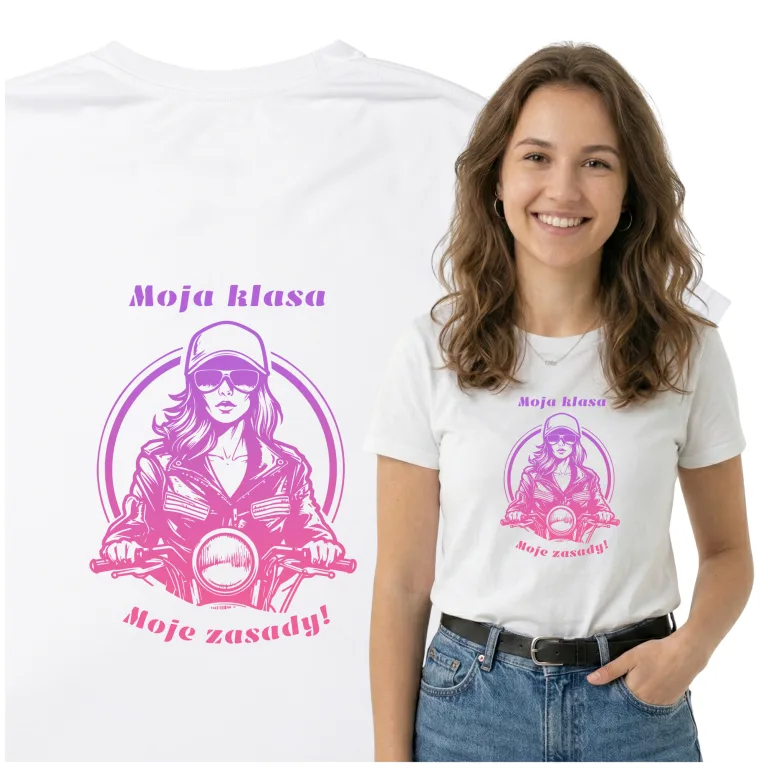 Koszulka „MOJA KLASA, MOJE ZASADY”
