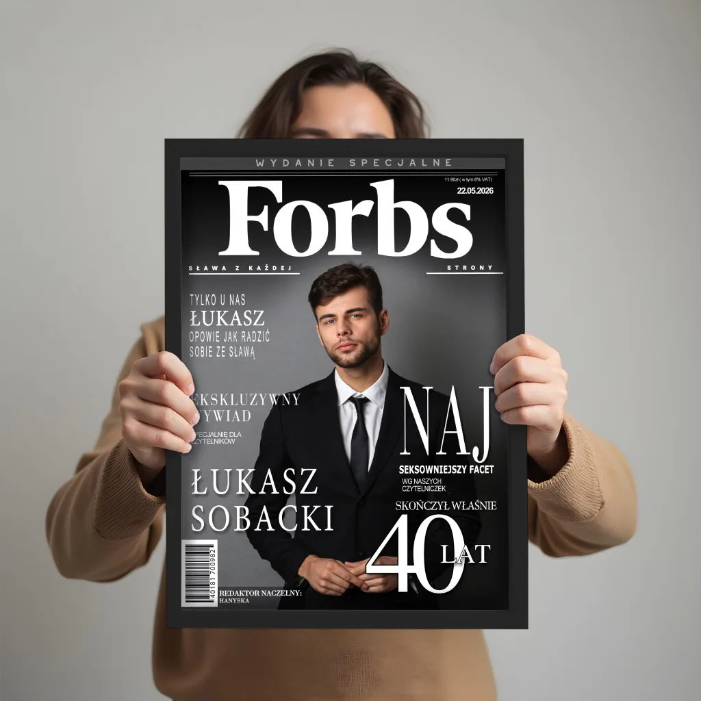 Plakat Forbes – Prestiżowy Prezent dla Mężczyzny