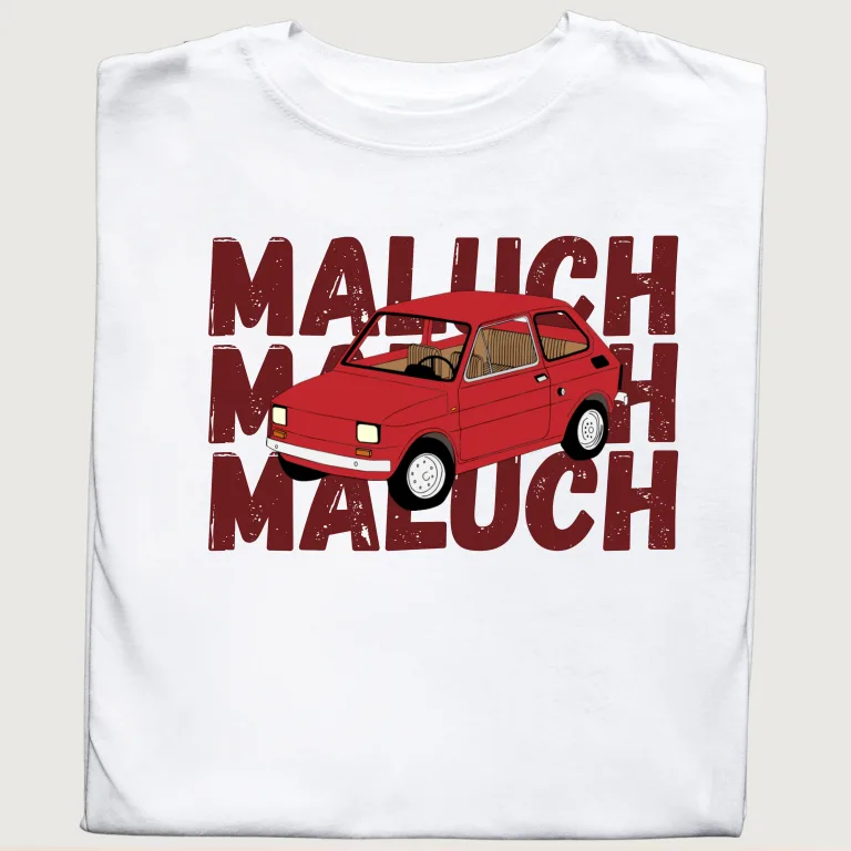Koszulka MALUCH w kultowym wydaniu, dla miłośników retro