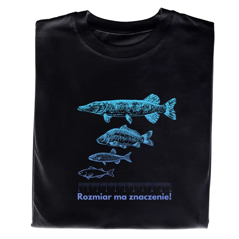 Koszulka z nadrukiem"Rozmiar ma znaczenie"