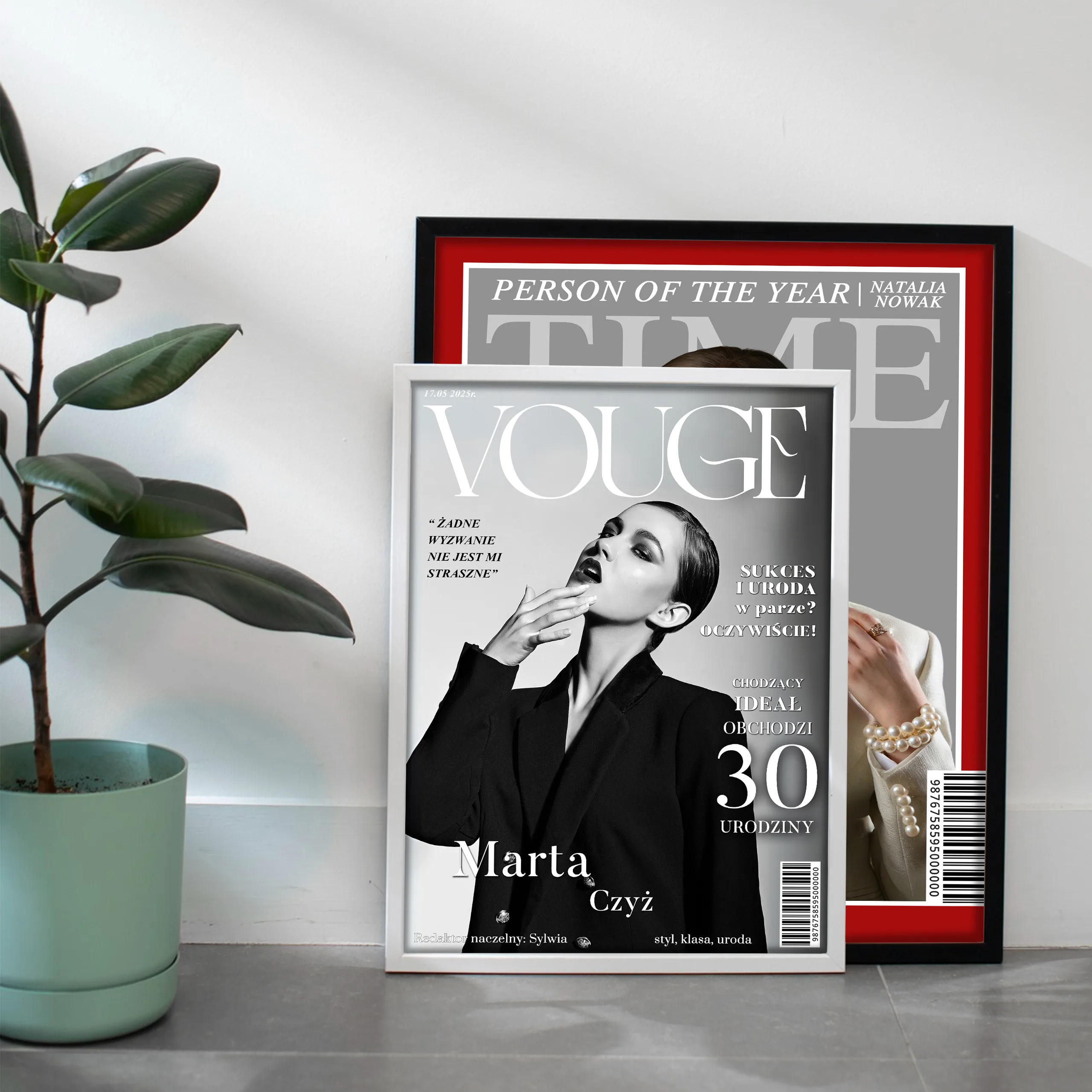 Personalizowany plakat „VOGUE” z Twoim zdjęciem – wyjątkowa okładka magazynu, format A3 - obrazek 5