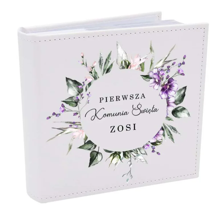 Personalizowany Album na Zdjęcia Komunijne – Pamiątka I Komunii Świętej