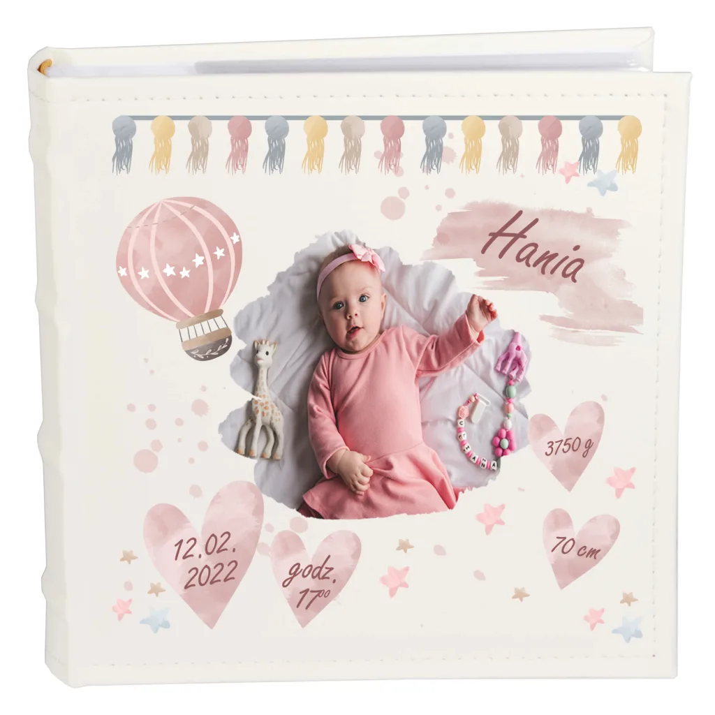 Album Metryczka Urodzenia Chrzest Święty Roczek – Personalizowana Pamiątka