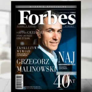 Plakat Forbes – Prestiżowy Prezent dla Mężczyzny