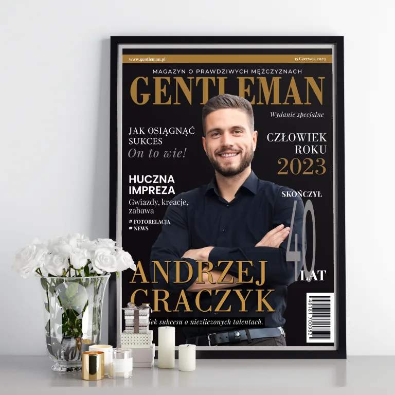 GENTLEMAN – Personalizowana Okładka, Twój Styl, Twoja Historia