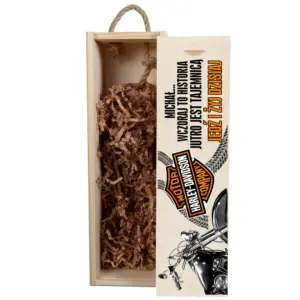 Skrzynka na alkohol dla miłośnika motoryzacji