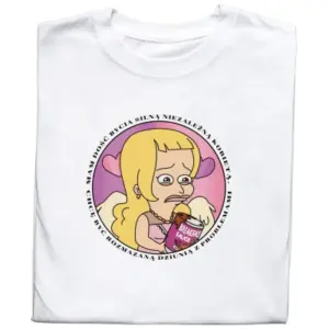 Koszulka z Nadrukiem Big Mouth – Śmieszna Koszulka Meme Netflix