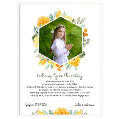 Komunia Święta- Podziękowanie Ojcu Chrzestnemu