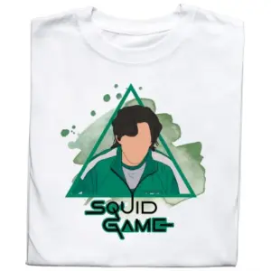 Koszulka z Nadrukiem Squid Game|Prezent dla Fana Netflix