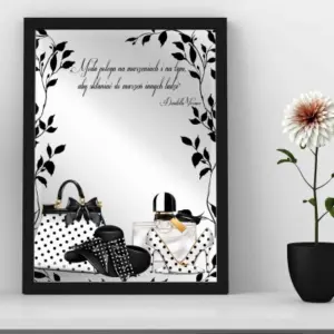 Lustro z nadrukiem – wyjątkowy prezent z pięknym cytatem