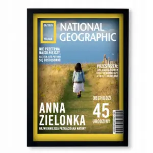 Personalizowany plakat w stylu National Geographic z Twoim zdjęciem