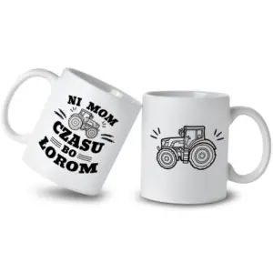 Kubek z napisem „Nie mam czasu, bo ŁOROM” to idealny prezent