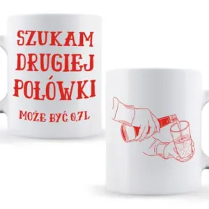Kubek „Szukam drugiej połówki” – prezent