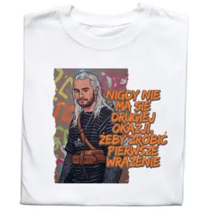 Koszulka Prawilny Wiedźmin – Koszulka z Nadrukiem | Prezent dla Fana Witcher