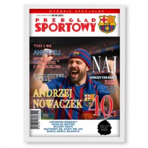 Personalizowana okładka magazynu „Przegląd Sportowy” A3