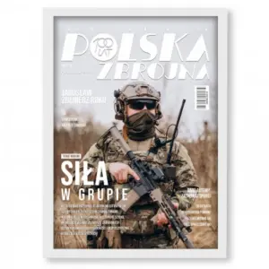 Okładka magazynu „Polska Zbrojna” A3 | wyjątkowy prezent w ramce