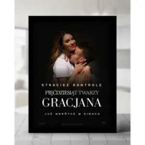 Personalizowany plakat filmowy ze zdjęciem
