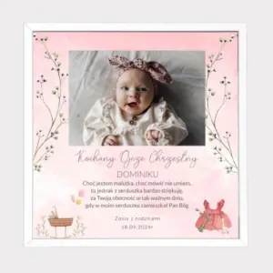 Personalizowana Ramka ze Zdjęciem i Dedykacją