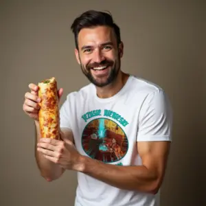 Koszulka z Nadrukiem – „1670 Jezusie Niebieski Co To Jest Kebab”