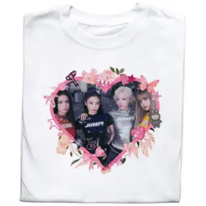 Koszulka z nadrukiem Blackpink | K-pop styl dla fana
