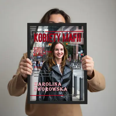 Personalizowana Okładka „Kobiety Mafii” – Twój plakat w filmowym stylu!