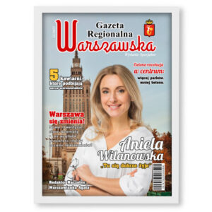 Personalizowany Plakat „Gazeta Regionalna Warszawska” ze zdjęciem – zostań bohaterem pierwszej strony