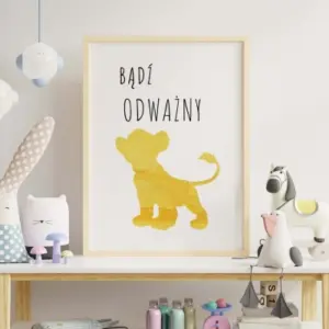 PLAKAT DO POKOJU DZIECIĘCEGO DISNEY + RAMKA