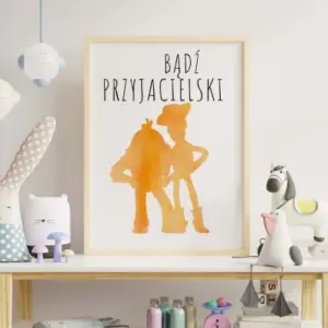 PLAKAT DO POKOJU DZIECIĘCEGO DISNEY + RAMKA