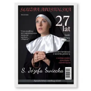 Personalizowany plakat „Służba Apostolska” ze zdjęciem – wyjątkowy prezent religijny
