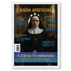 Personalizowany plakat „Imieniny Zakonnicze” ze zdjęciem – wyjątkowy prezent dla siostry zakonnej