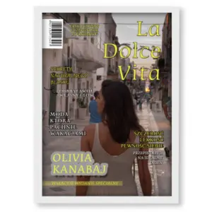 Personalizowany plakat „Wakacyjne La Dolce Vita” ze zdjęciem – idealny prezent na lato i wspomnienia z podróży