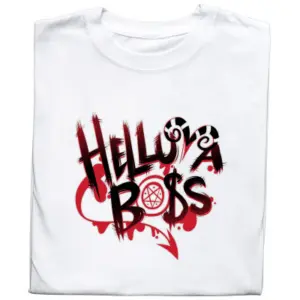 Koszulka z Nadrukiem Helluva Boss | Grafika z Kultowego Serialu Cartoon
