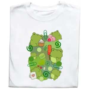 copy of Koszulka z Nadrukiem Miłośnik Axolotl | Cute Kawaii Zwierzę w Stylu