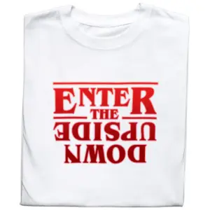 Koszulka z Nadrukiem Stranger Things | Upside Down – Eleven Serial