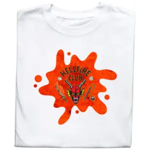 Koszulka z Nadrukiem Stranger Things | Hellfire Club – Serial, Eleven