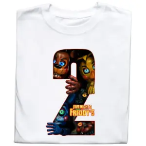 Koszulka z Nadrukiem FNaF 2 | Five Nights at Freddy's – Film i Gra