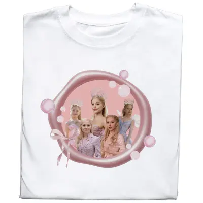 Koszulka z Nadrukiem Wicked | Glinda – Ariana Grande, Film i Pop