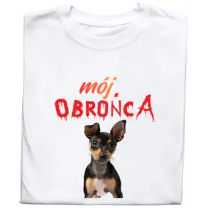 Koszulka z Nadrukiem Mój Obrońca | Zdjęcie Twojego Psa
